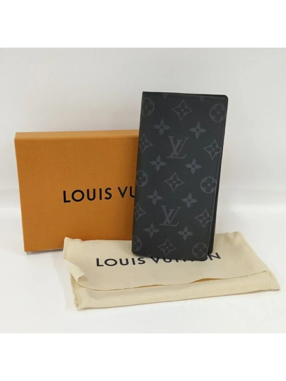 Louis Vuitton Portefeuille Brazza Wallet Monogram Eclipse